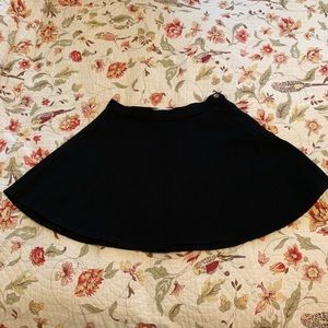 EUC AA black denim circle skirt size small